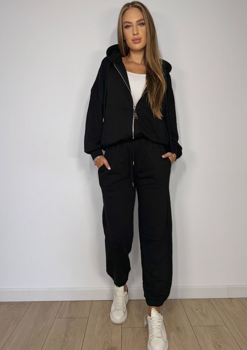 Trening cu strasuri Oversized - StyLovelyShop