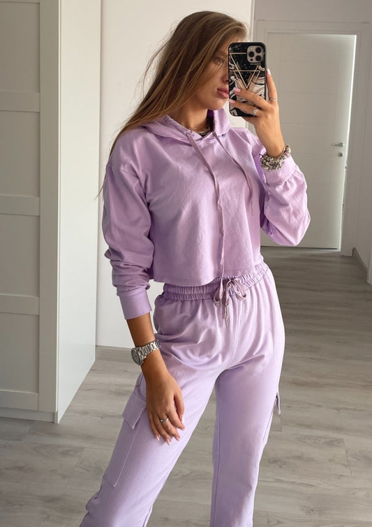 Hanorac cu gluga si maneca lunga Novah - StyLovelyShop